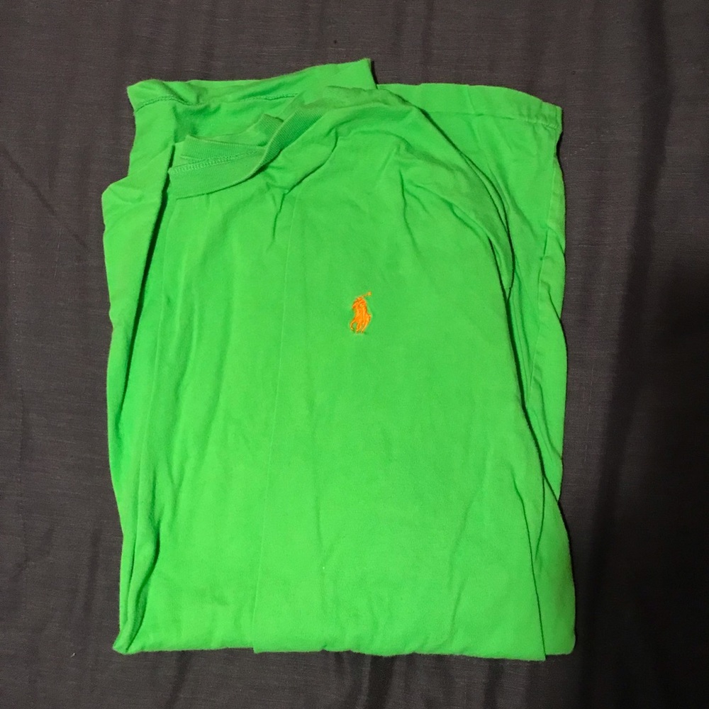 Lime green polo Ralph Lauren T-shirt